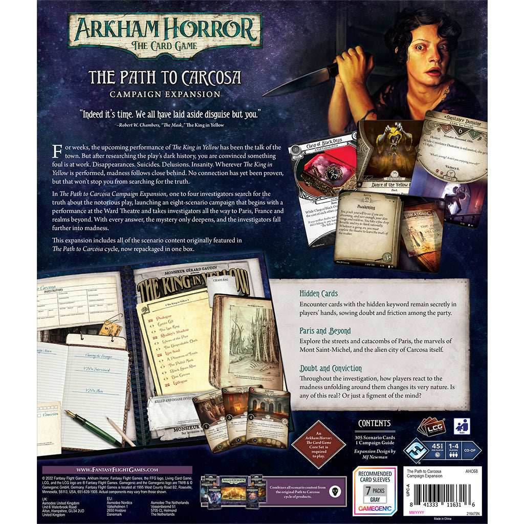 Arkham Horror LCG: The Path to Carcosa Campaign Expansion -