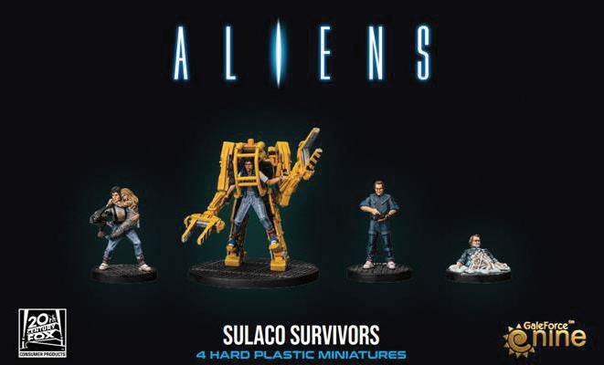 Aliens: Sulaco Survivors miniatures set -