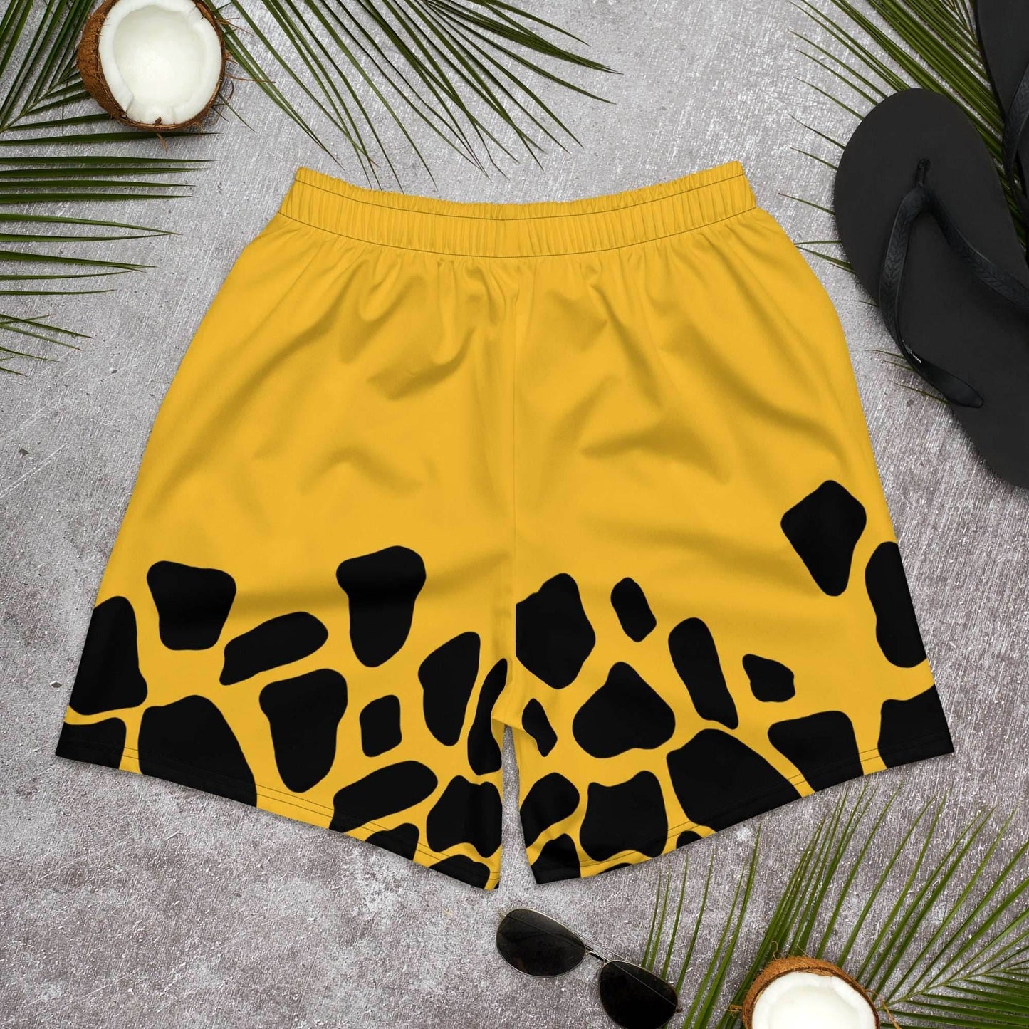 Trafalgar Yellow Recycled Athletic Anime Shorts - 2XS