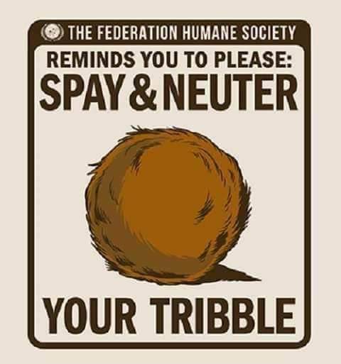 Alpaca Fur Tribble Star Trek -