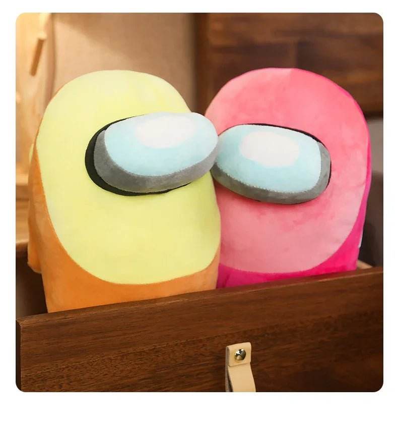 Among Us Cute Plush Stuffed Collectible toys (Brown) kawaii Video Game Characters -