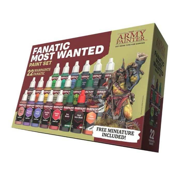 Army Painter Warpaints Fanatic: Most Wanted Paint Set -