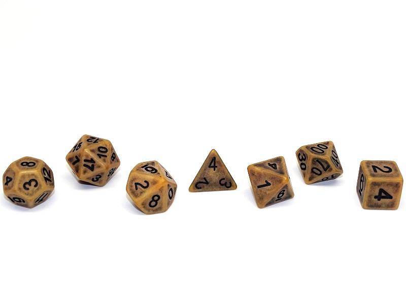 Ancient Earth Dice Collection - 7 Piece Set -