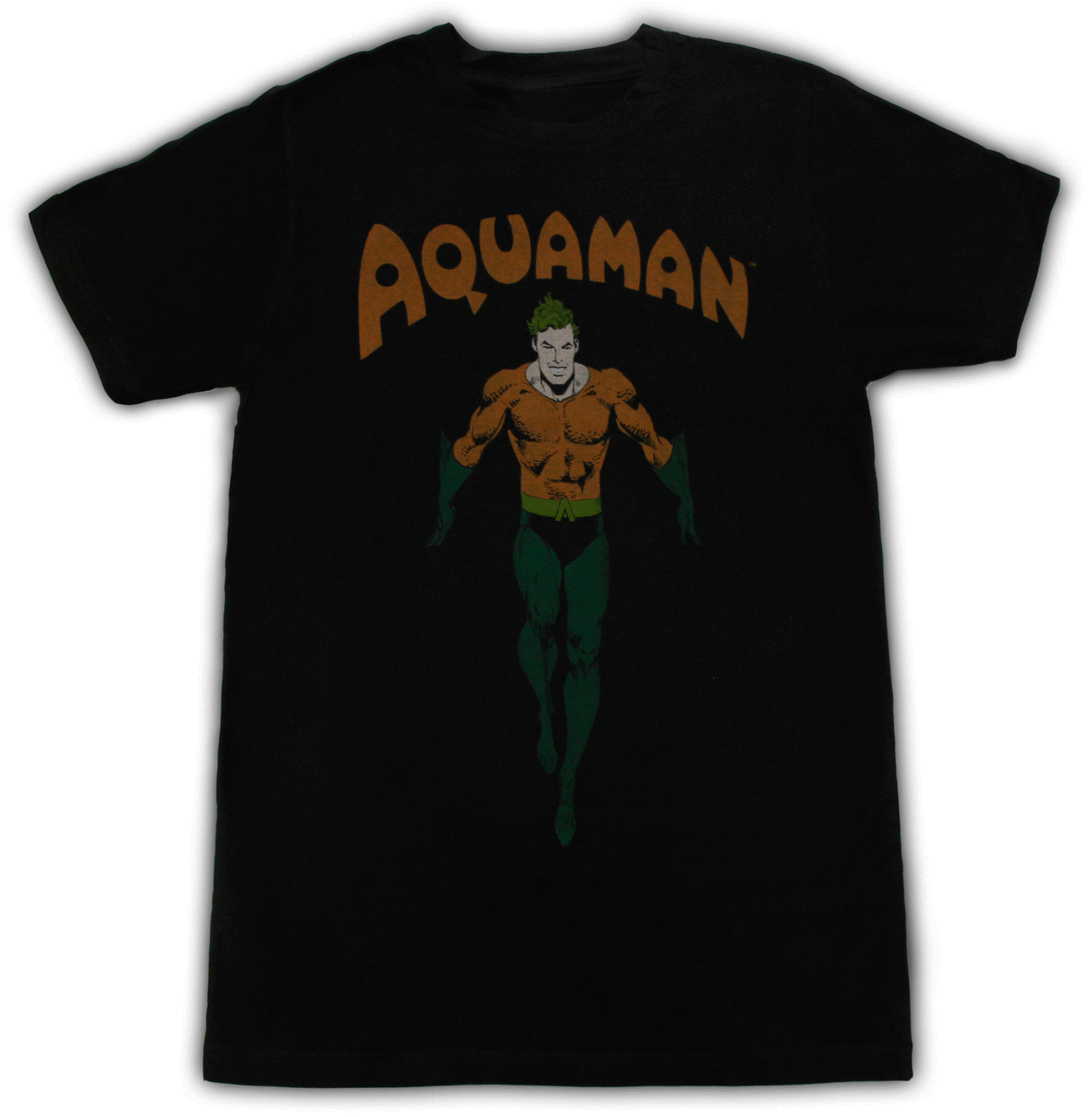 Aquaman Standing Faded T-shirt - S