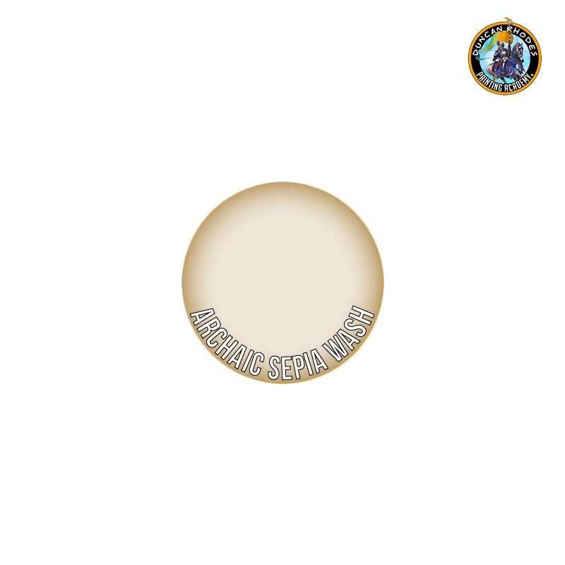 Two Thin Coats Wash: Archaic Sepia -