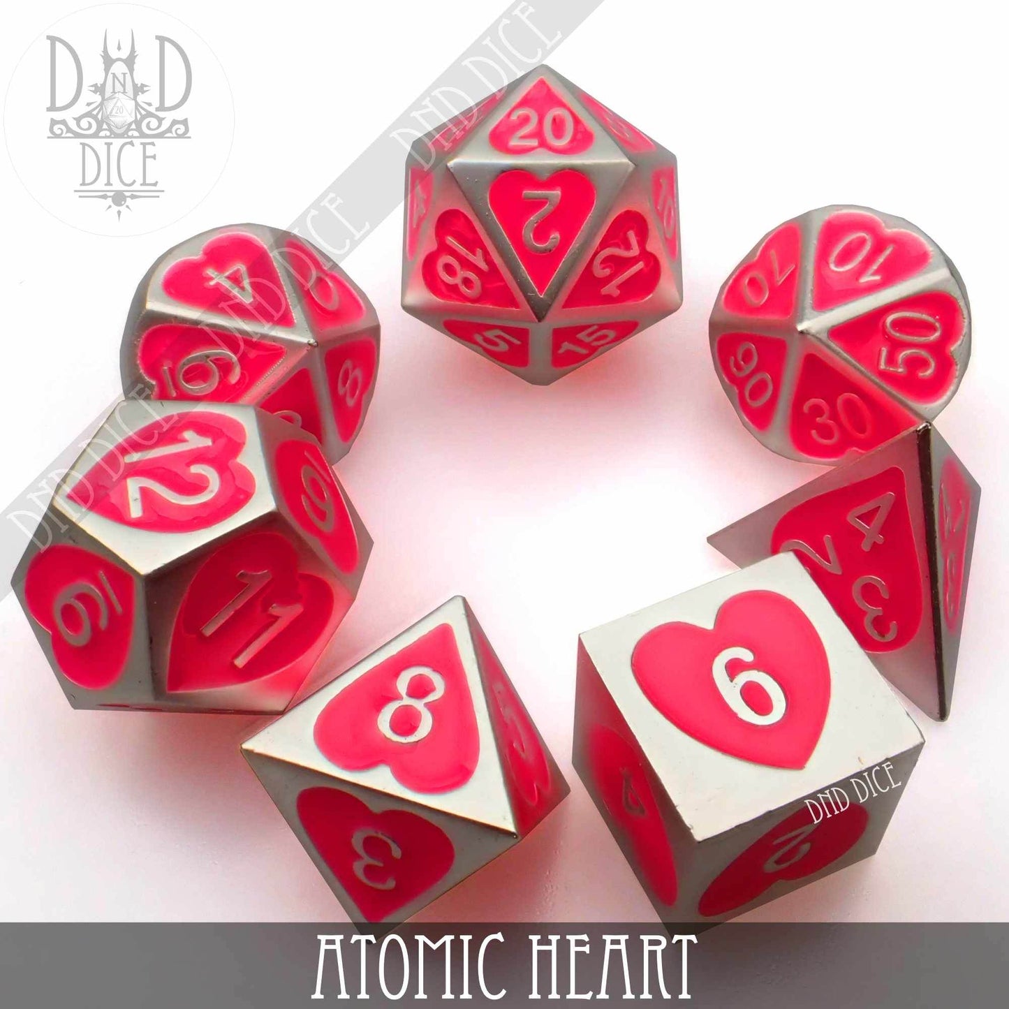 Atomic Heart Metal Dice Set -