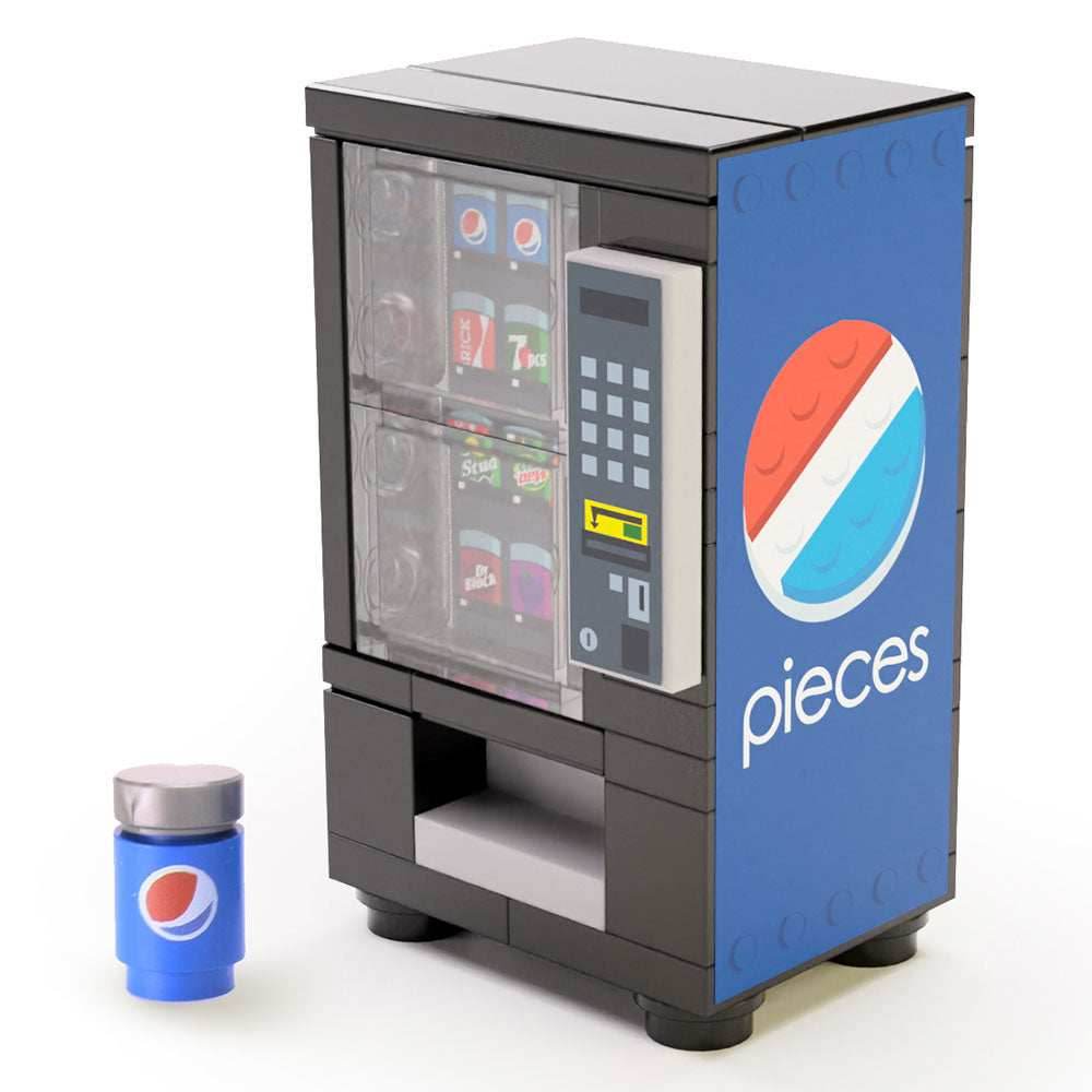Pieces - B3 Customs Soda Vending Machine made using LEGO parts -