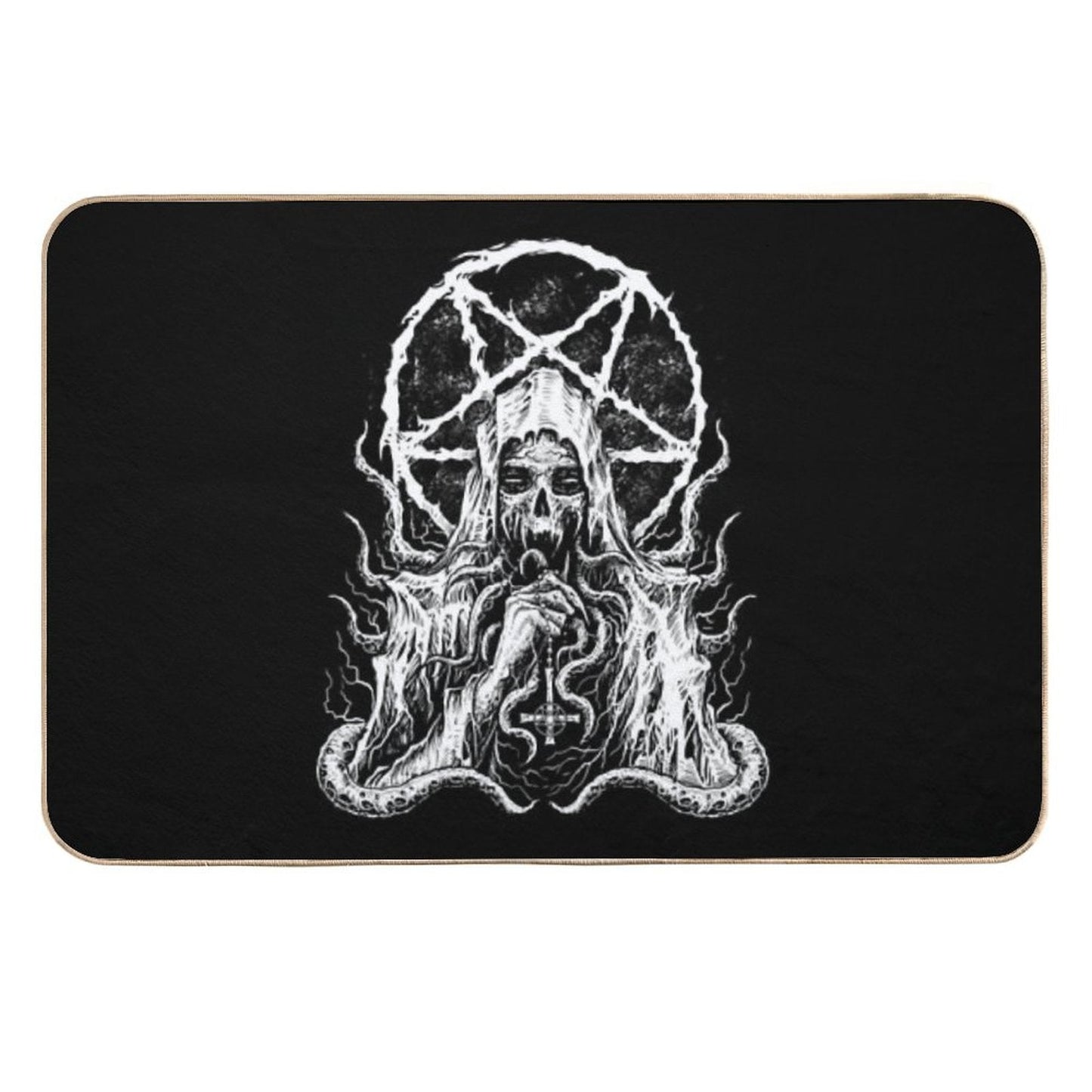 Dark Occultist Dirt-Trapping Bath Mat
