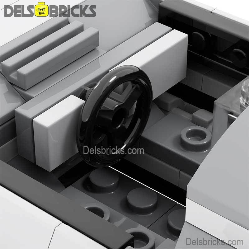 Back to the Future Car Delorean Lego Minifigures Custom Toys -