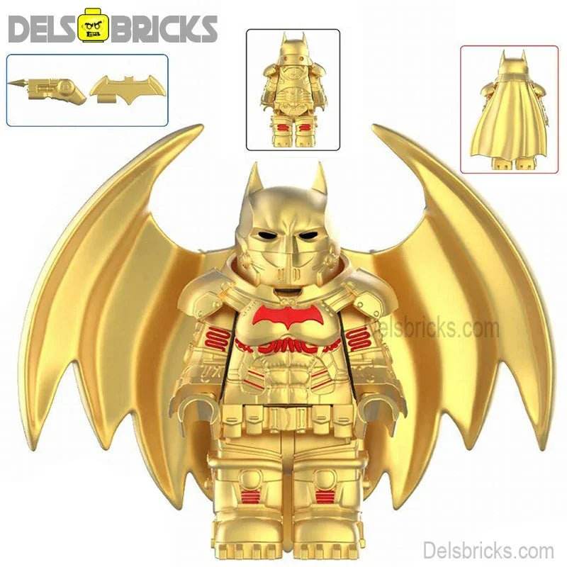 Batman XE Bat suit (extreme Environment) Lego Minifigures custom Toys Gold -