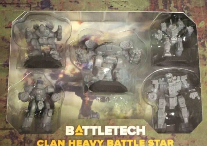 Battletech Clan Star Miniatures -