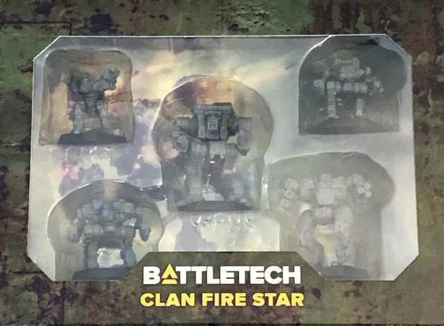 Battletech Clan Star Miniatures -