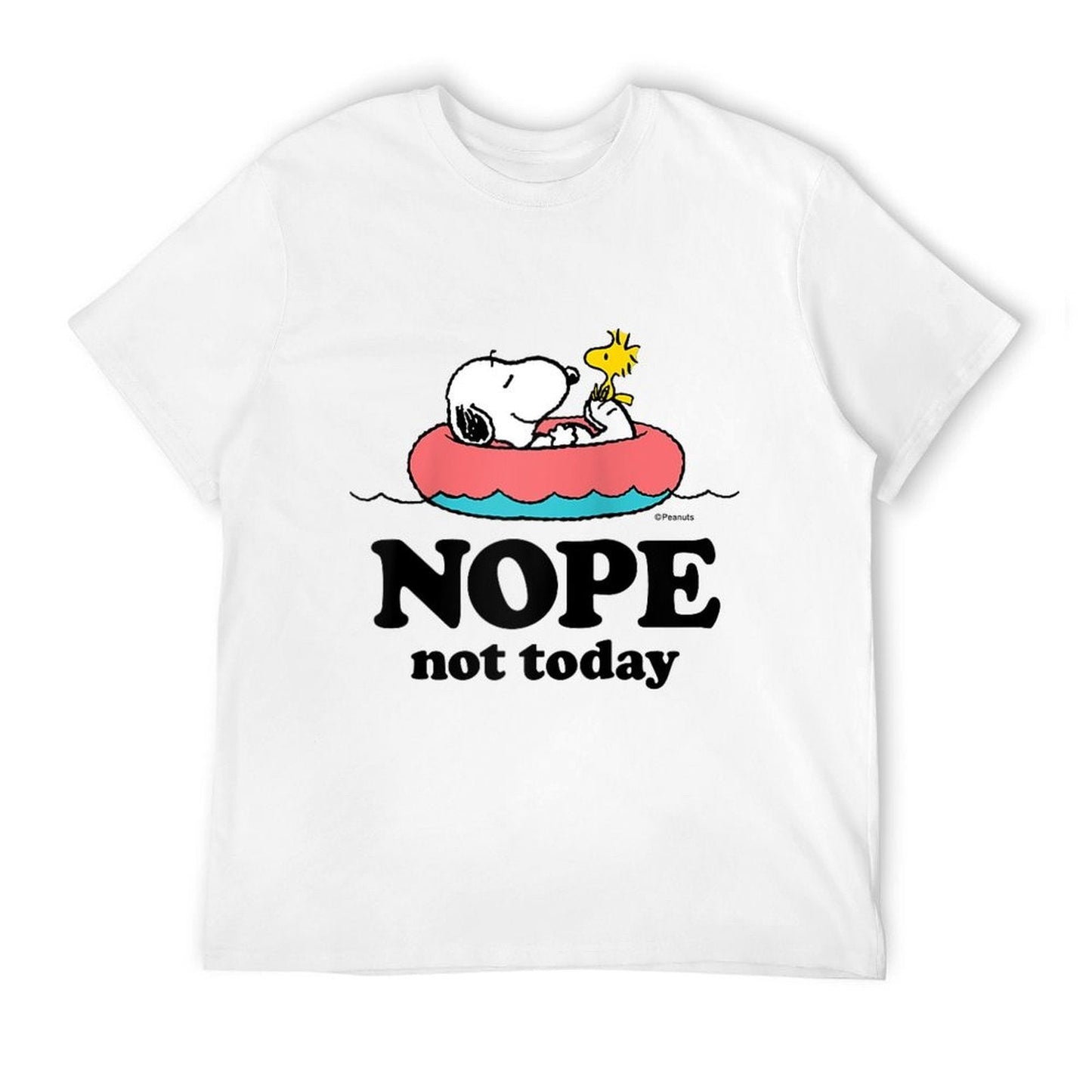 Peanuts - Snoopy Nope Not Today Raglan Baseball Vintage-inspired T-Shirt