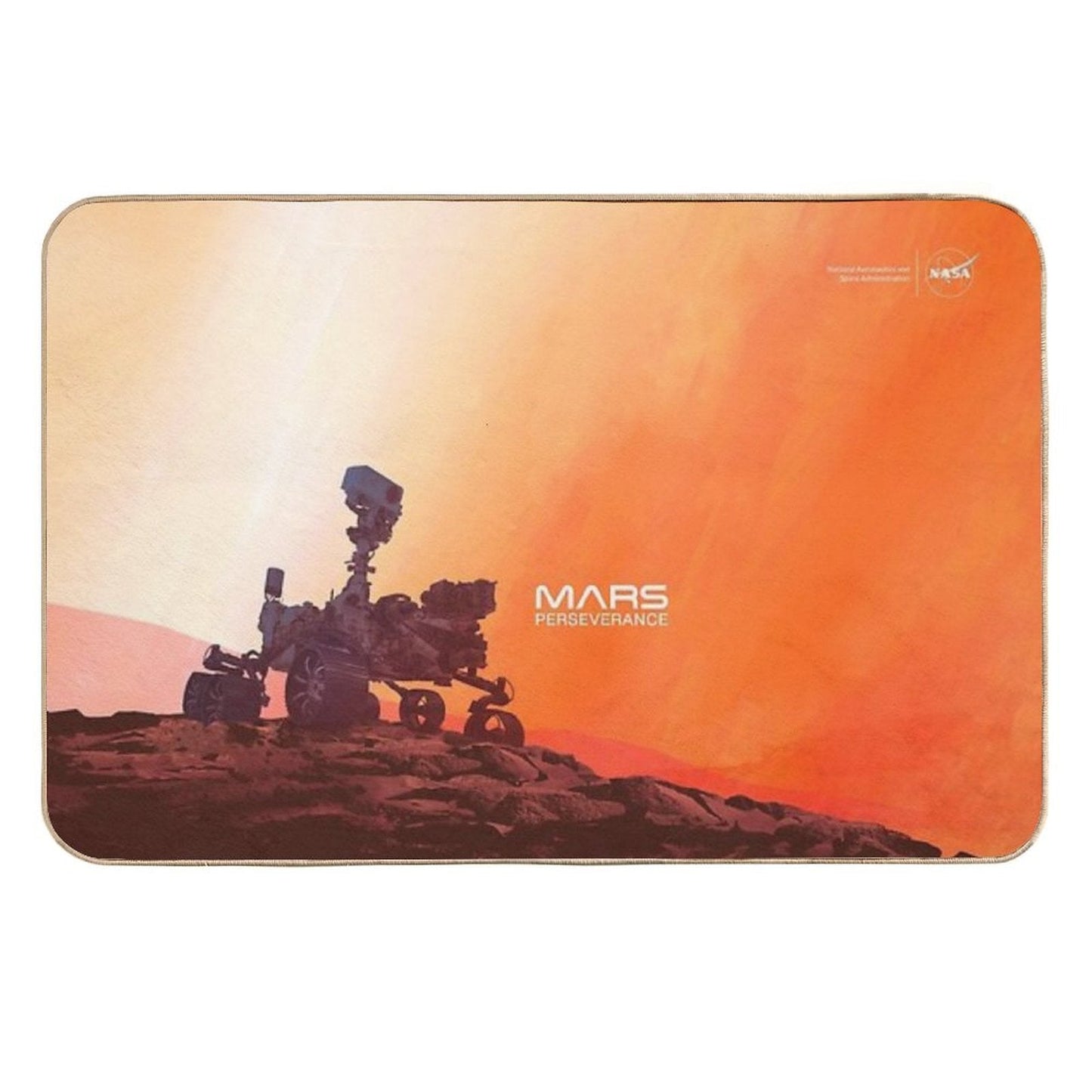 Mars Perseverance Rover V2 Eco-Friendly Bath Mat