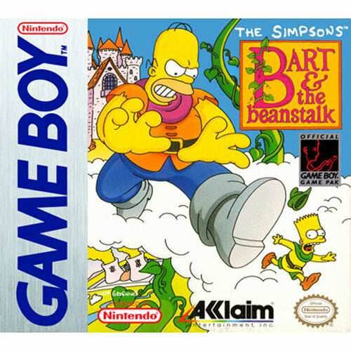 The Simpsons: Bart & the Beanstalk (Gameboy) - Game Manual Only