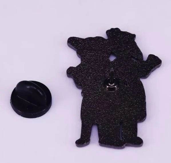 Beetlejuice Bobs Burgers mashup Enamel Pins -