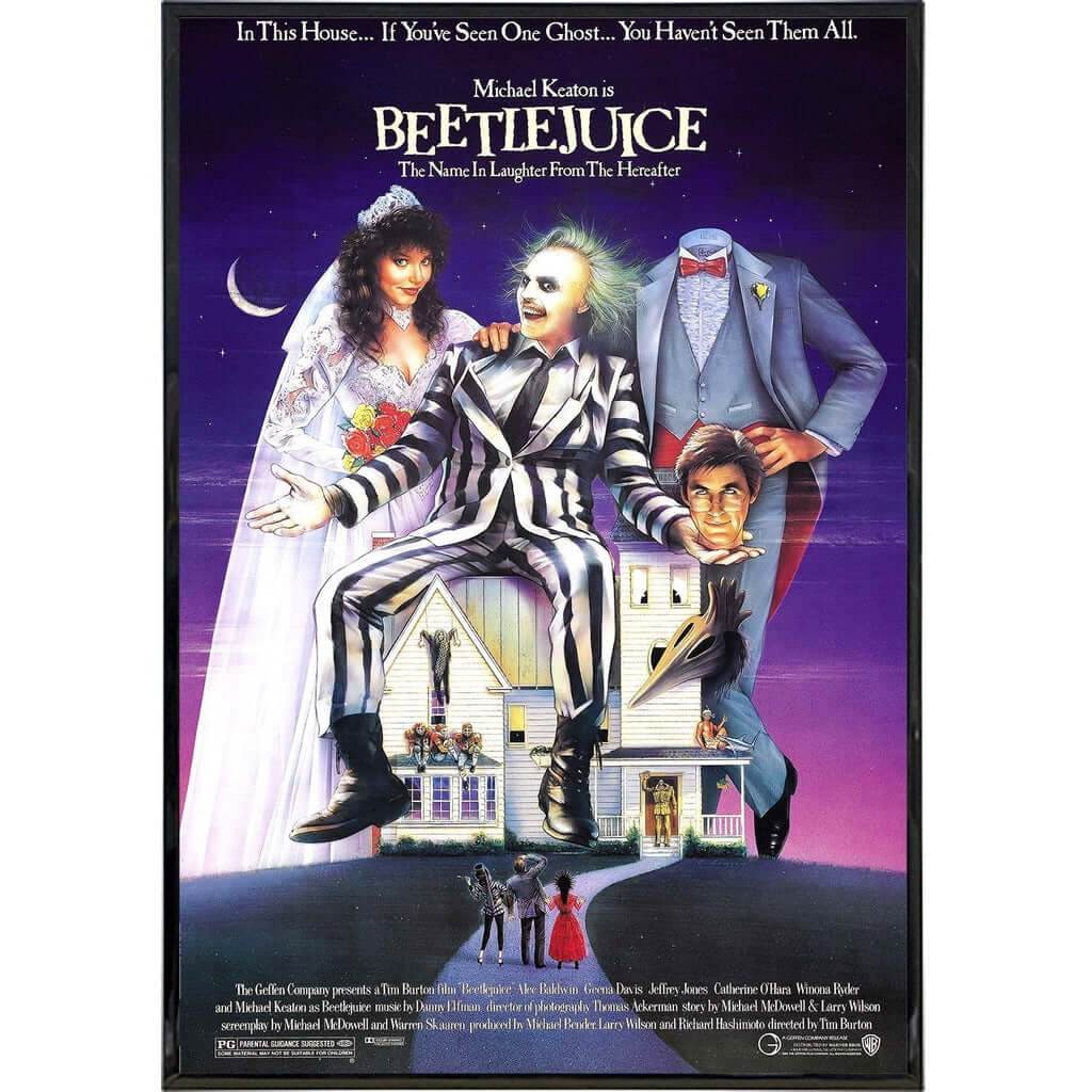Beetlejuice Film Poster Print - Print Only