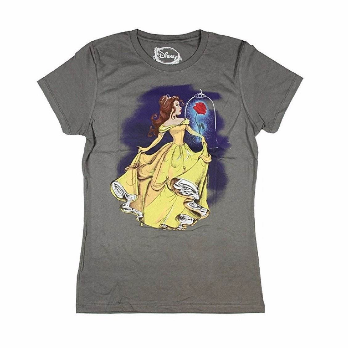 Disney Illustated Belle Junior T-Shirt - S
