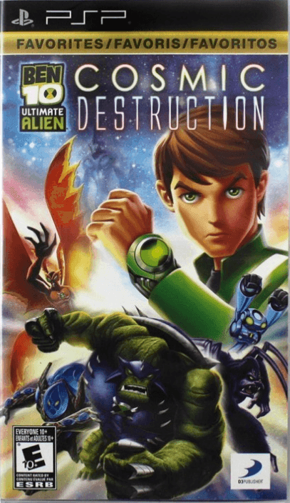 Ben 10: Ultimate Alien Cosmic Destruction (Favorites) (PSP) - Game Manual Only
