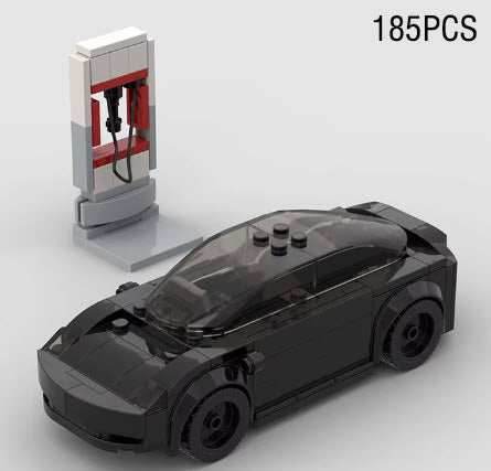 Black Tesla Building set -