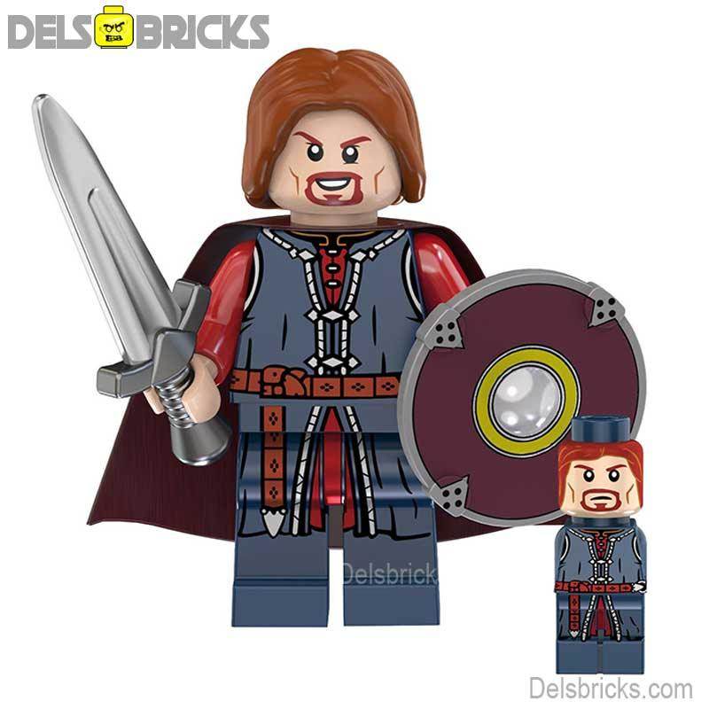 Boromir Lord of The Rings Lego Minifigures Custom Toys -