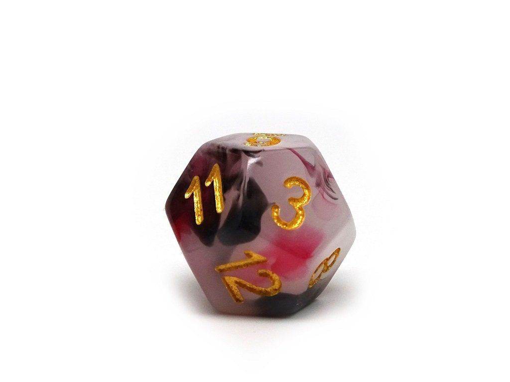 Brimstone Swirl Dice Collection - 7 Piece Set -