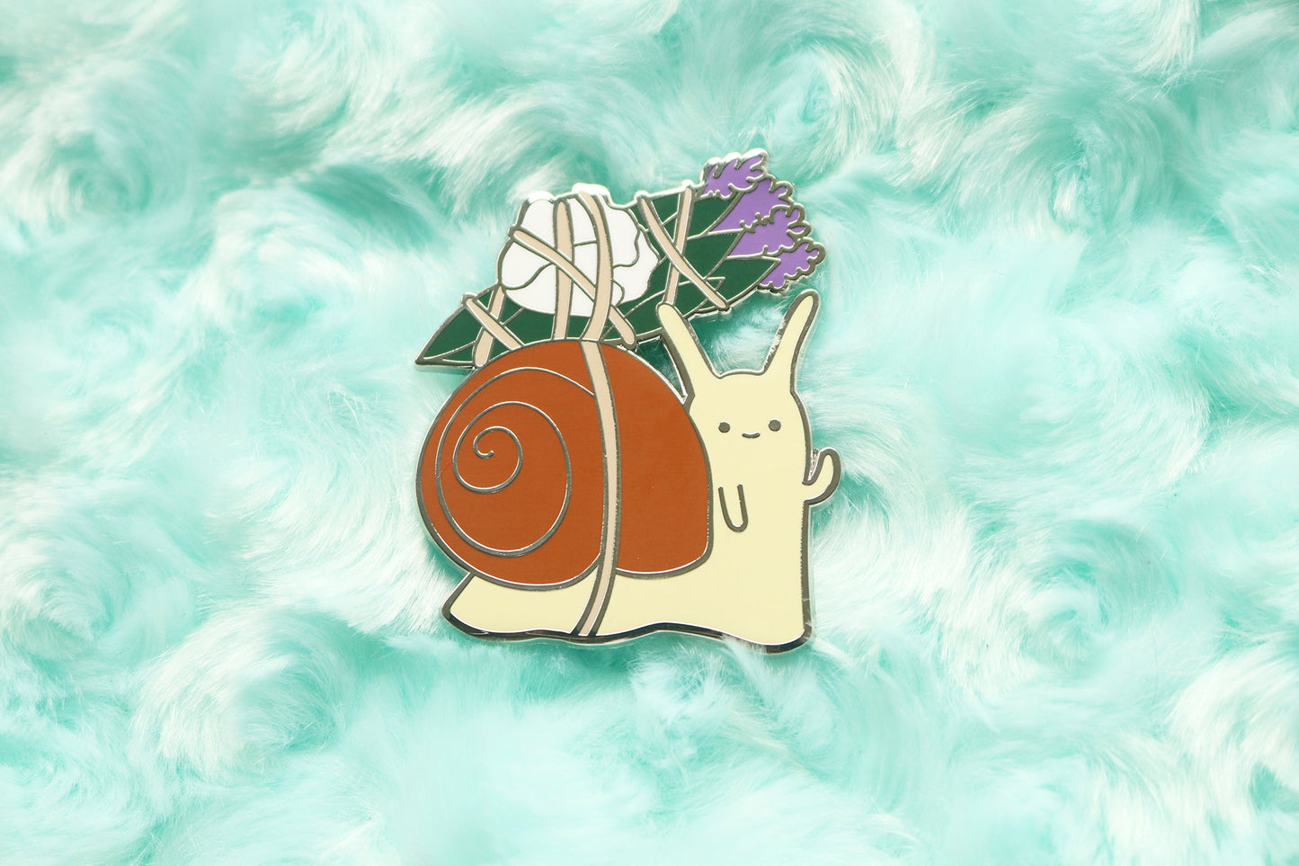 Sage Satchel Snail Hard Enamel Pin