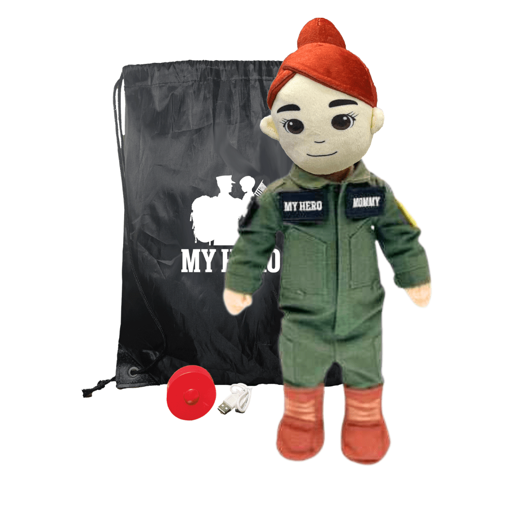 My Hero™ Flight Suit Pilot Daddy Doll | Recordable Plush