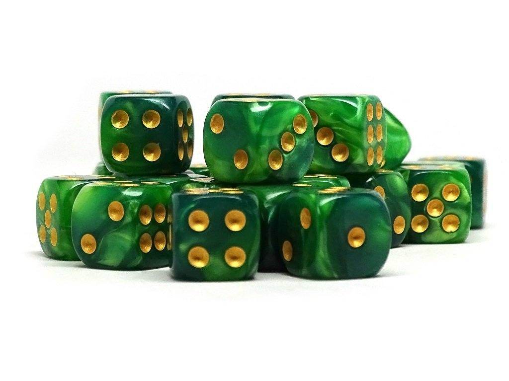 12mm D6 Dice - Celtic Swirl - 25 Count Bag -