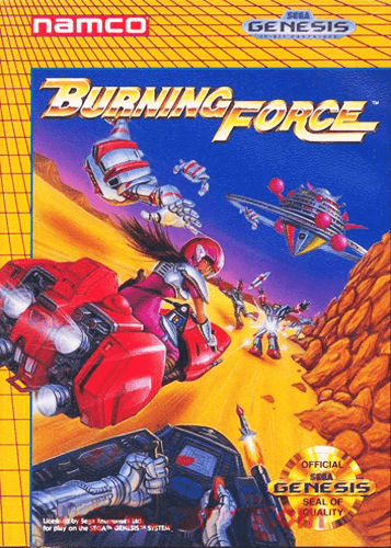 Burning Force (Sega Genesis) - Game Manual Only