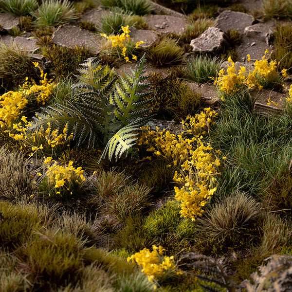 Gamers Grass Tufts: Yellow Flowers- Wild -