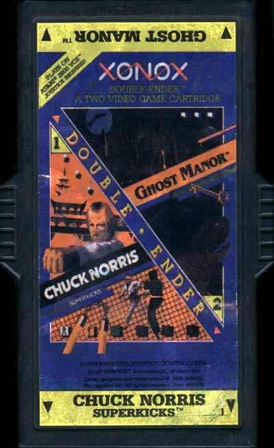 Double Ender: Chuck Norris Superkicks / Ghost Manor (Atari 2600) - Game Manual Only