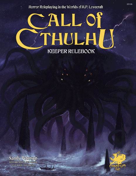 Call of Cthulhu 7th Edition Keeper Rulebook -