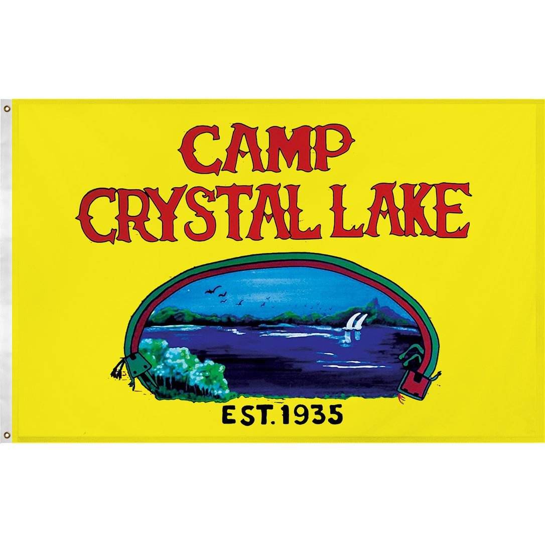 Camp Crystal Lake Flag -