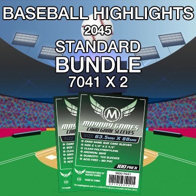 "Baseball Highlights: 2045" Compatible Card Sleeve Bundle