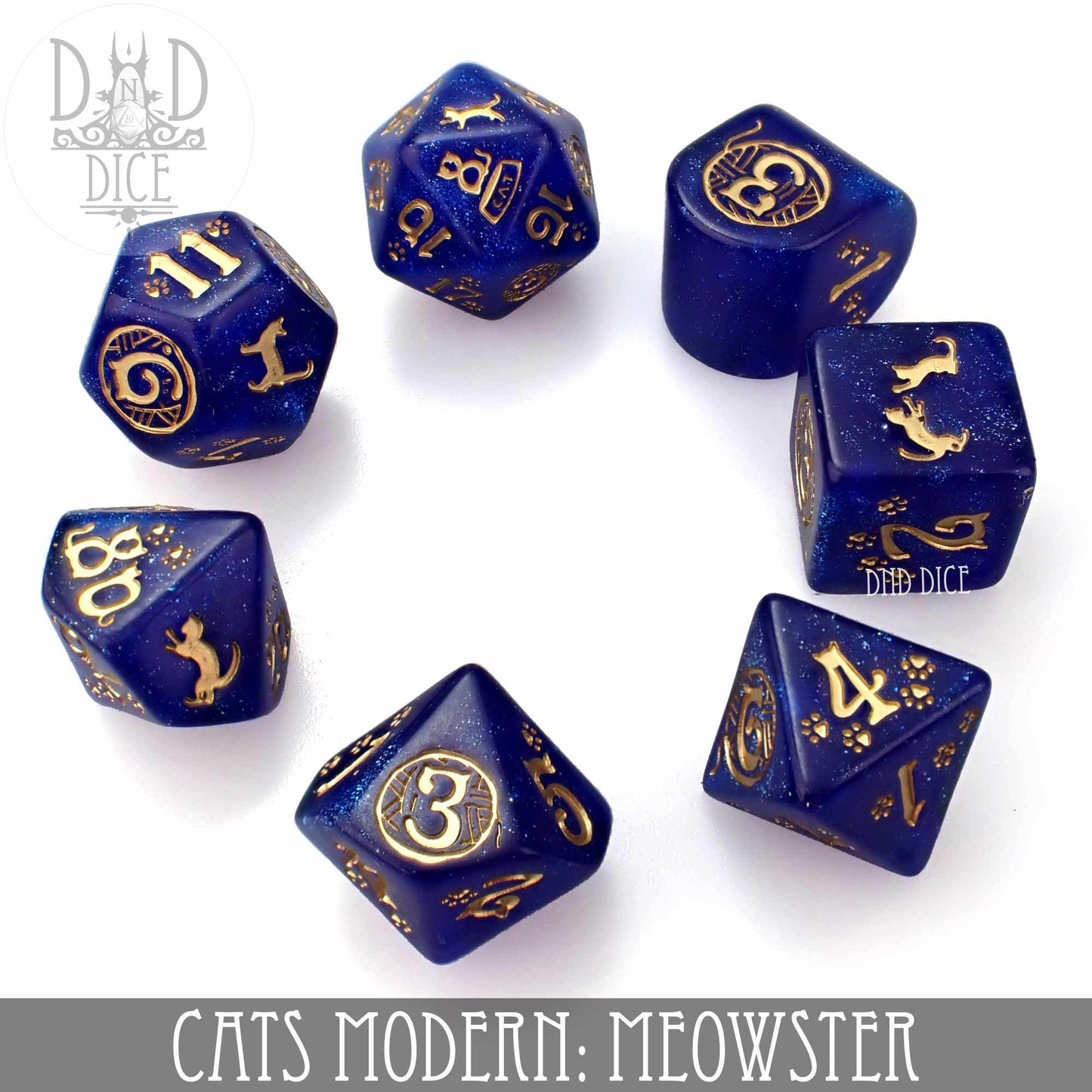 Cats Modern: Meowster Dice Set -