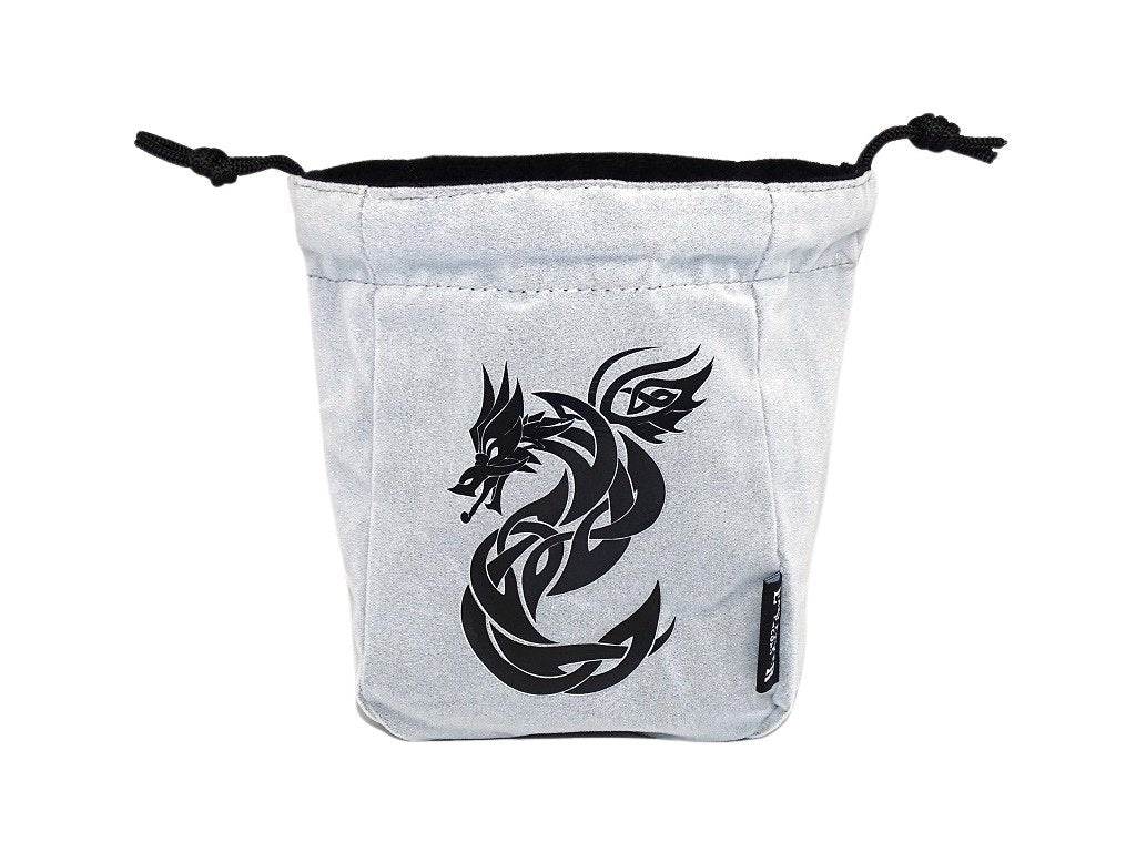 Celtic Knot Dragon Reversible Microfiber Self-Standing Large Dice Bag -