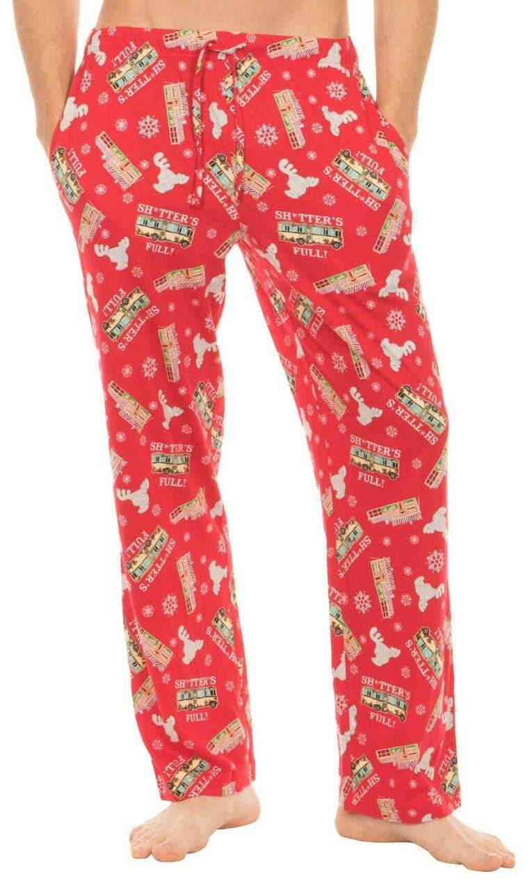 Christmas Vacation Shitter's Full Red Lounge Pants - S