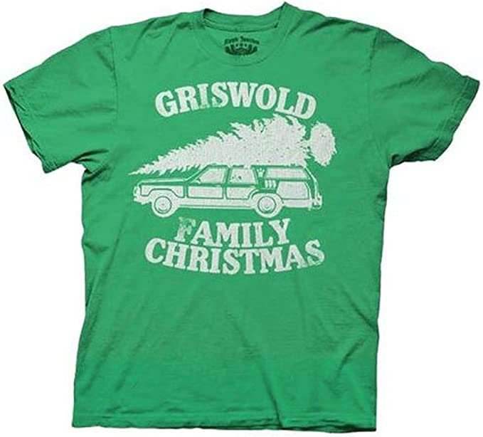 Christmas Vacation Green Griswold Family Christmas GREEN Adult T-shirt Tee - S