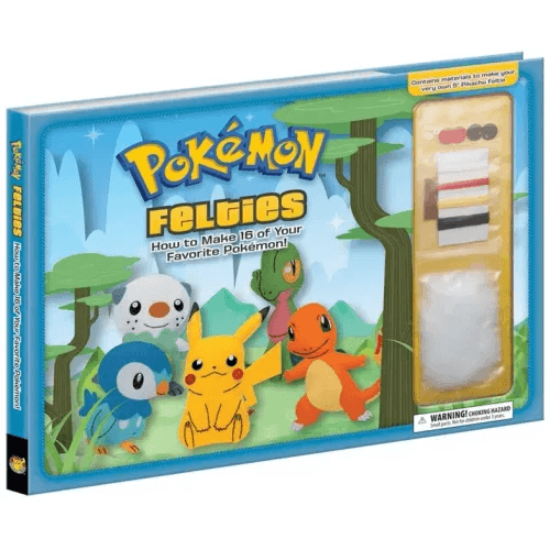 Pokemon Felties: How to Make 16 of Your Favorite Pokemon - Hardcover -