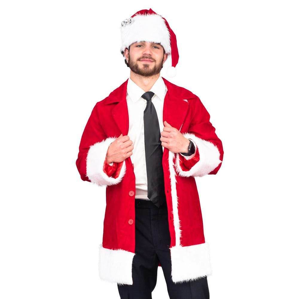 Clark Griswold Halloween Costume Santa Claus Christmas Suit and Hat - S/M