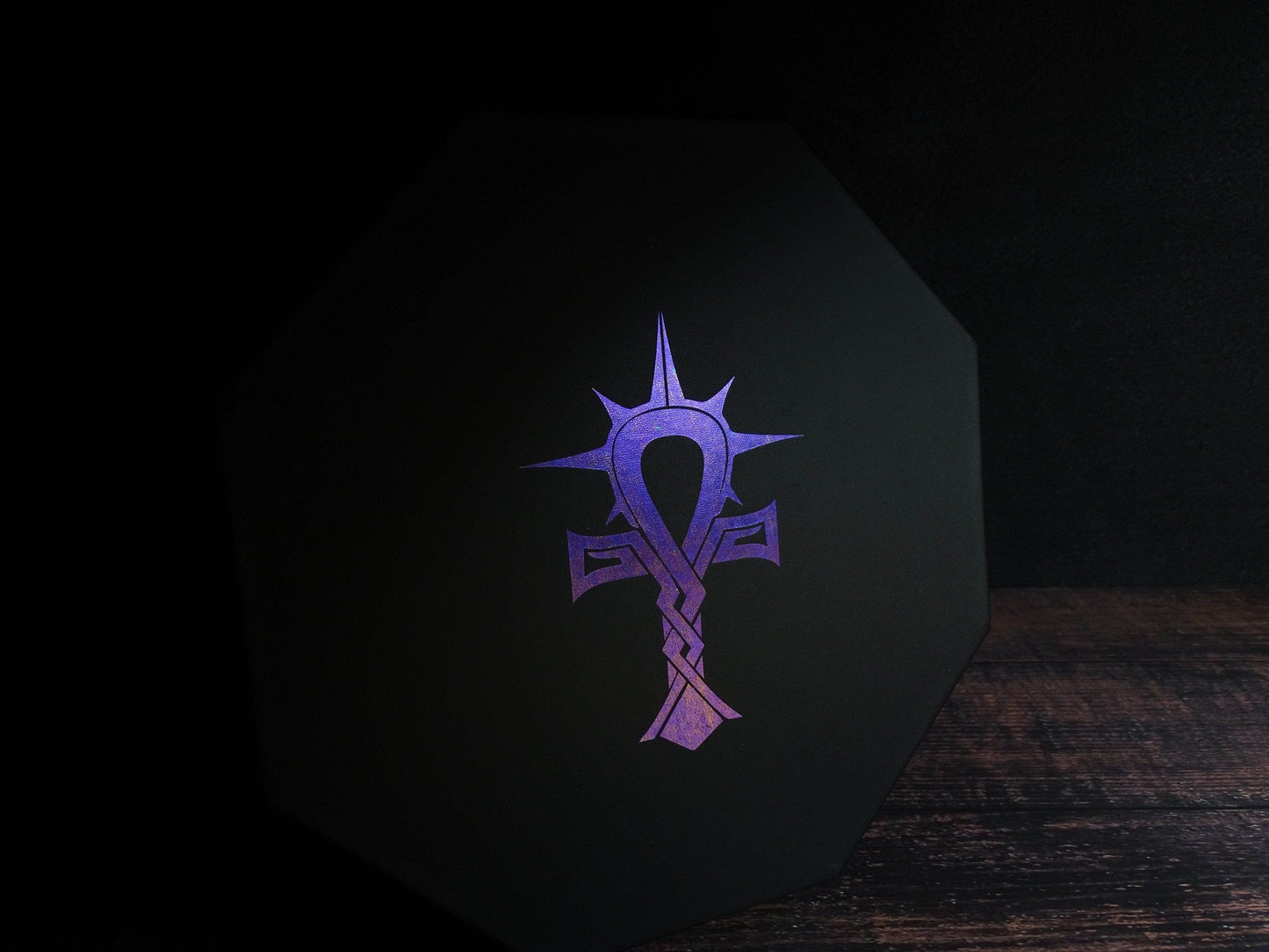 Color Shift Dice Tray Lid - Cleric Design -