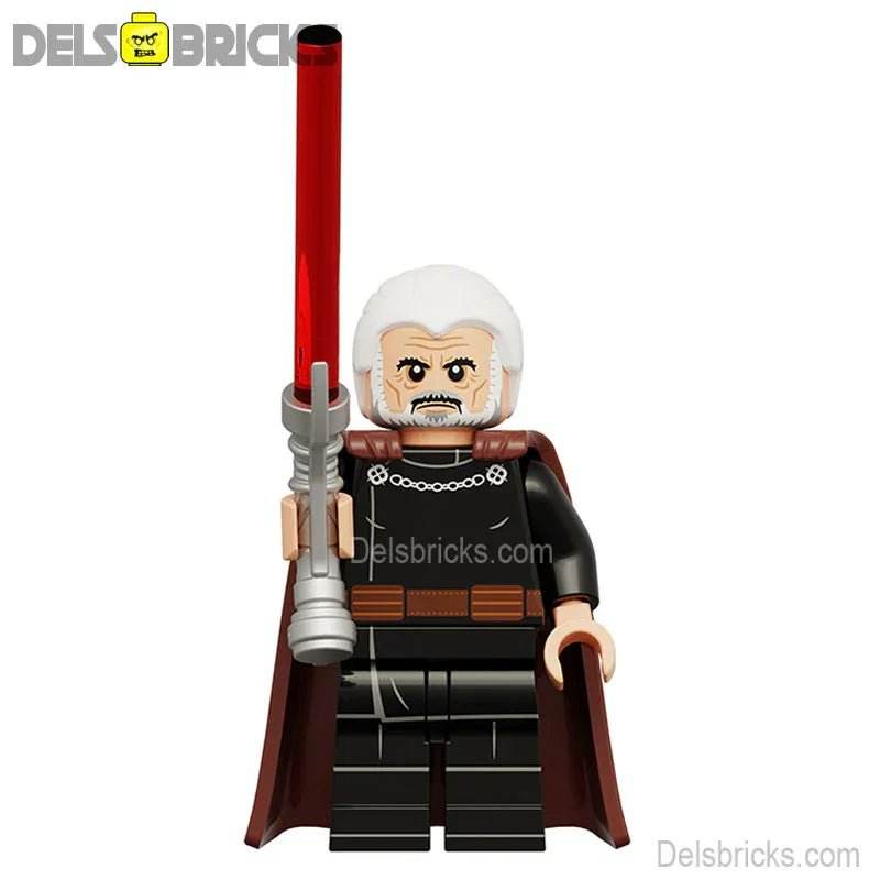Count Dooku (Film Version) Lego Minifigures New Custom Toys -
