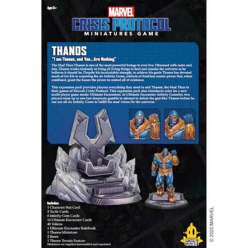Marvel Crisis Protocol: Thanos Character Pack -