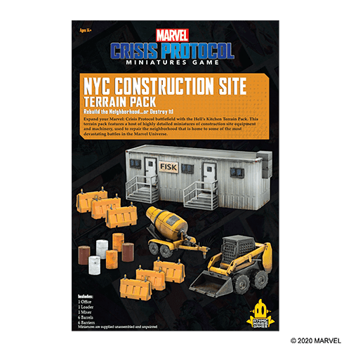 Marvel Crisis Protocol: NYC Construction Site Terrain -