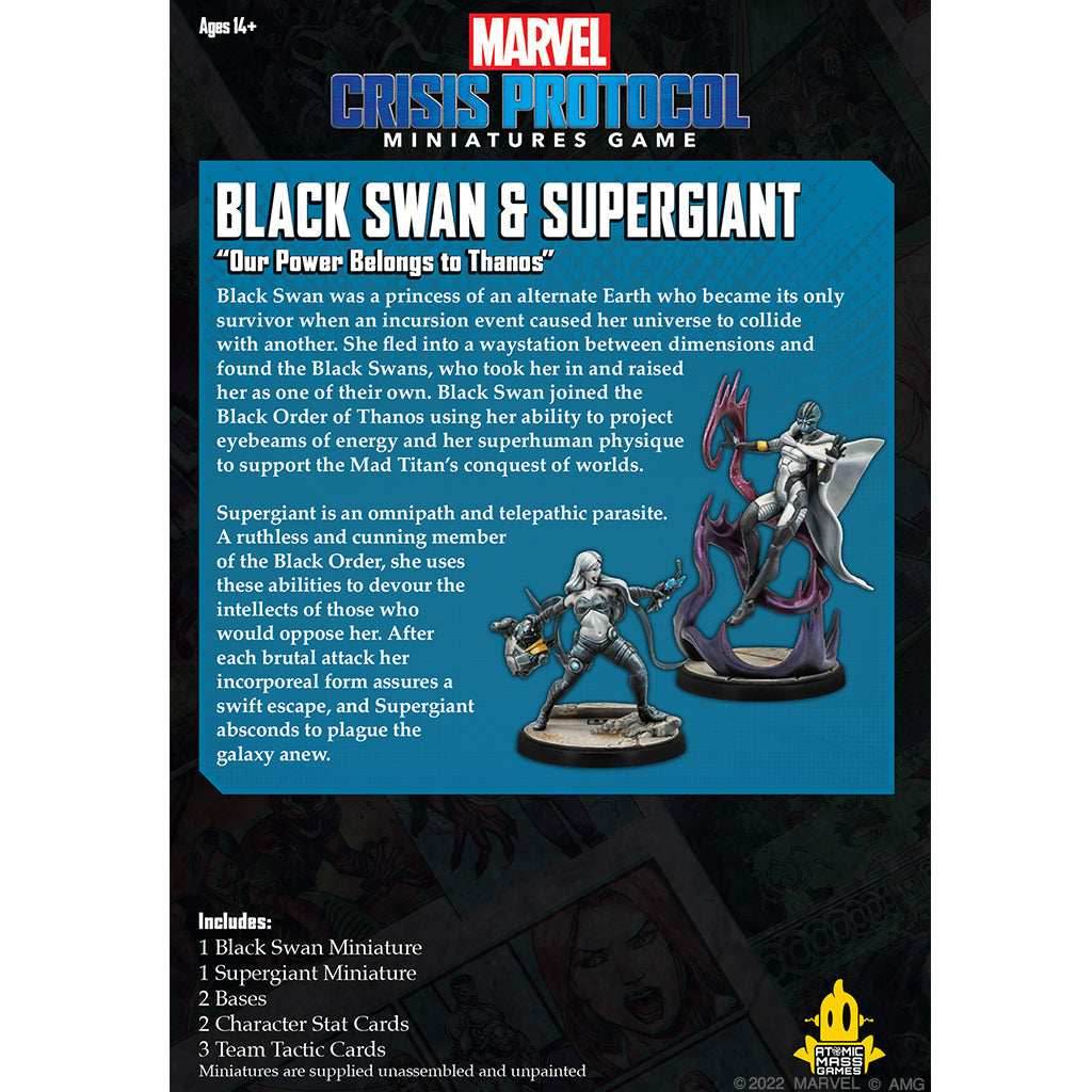 Marvel Crisis Protocol: Black Swan & Supergiant -
