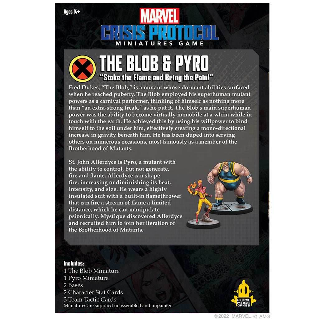 Marvel Crisis Protocol: The Blob & Pyro -