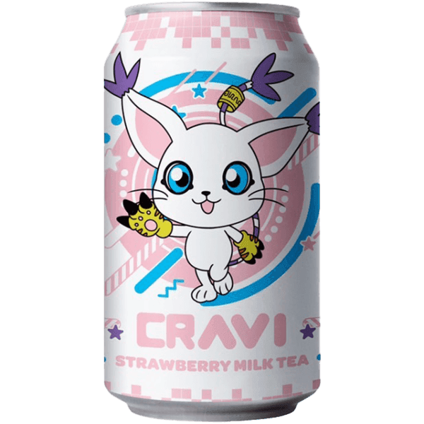 Cravi Strawberry Milk Tea (10.65oz)(Taiwan) -