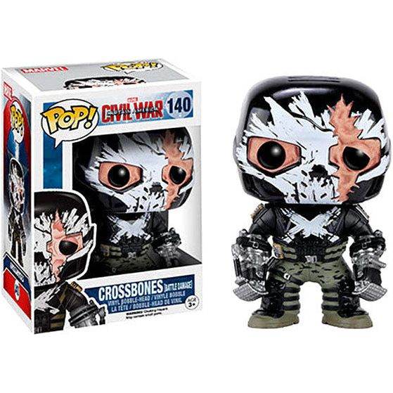 Crossbones Battle Damage #140 Funko POP Marvel -