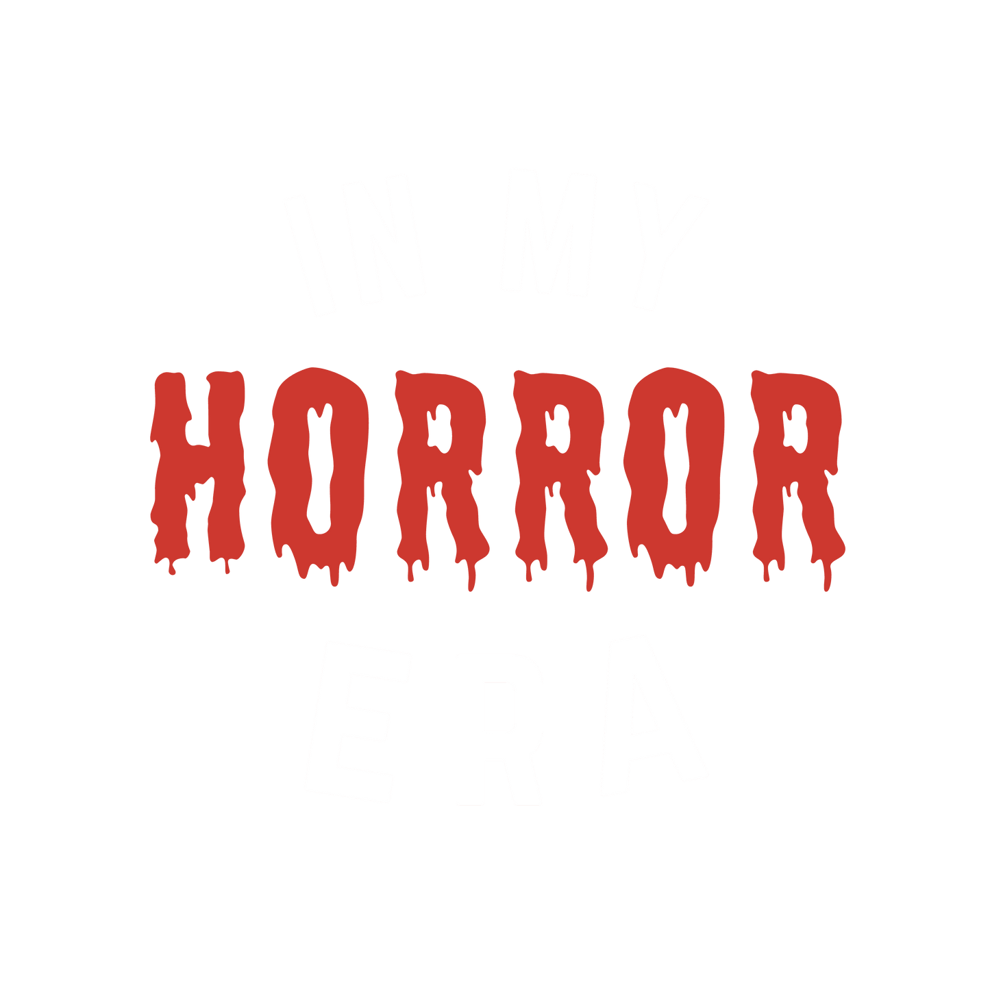In My Horror Era Tee (Curved) - Small / Orange